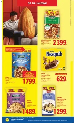 Lidl akciós ujság - amely érvényes a következő dátumtól: 31.07.2025 | Oldal: 48 | Termékek: Gabonapehely, Protein, Nesquik, Keksz