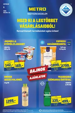 Metro Élelmiszer és Szezonális katalógus 2026/05 - amely érvényes a következő dátumtól: 02.05.2026