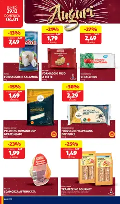 Anteprima del volantino PECORINO ROMANO DOP GRATTUGIATO, Grated Pecorino Romano DOP cheese valido a partire dal 29.12.2025 | Pagina: 12