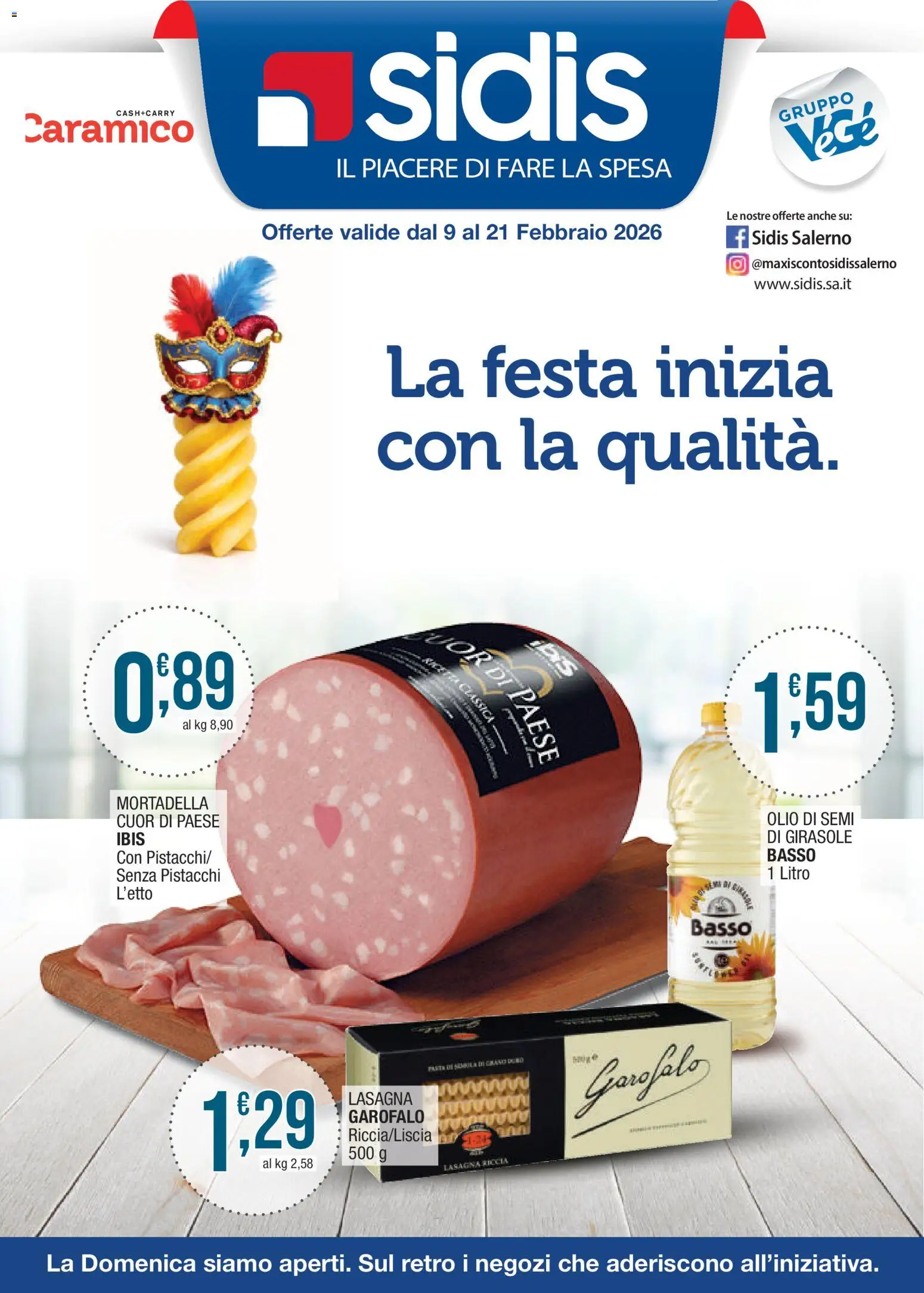 Volantino Sidis del 09.02.2026 | Pagina: 1