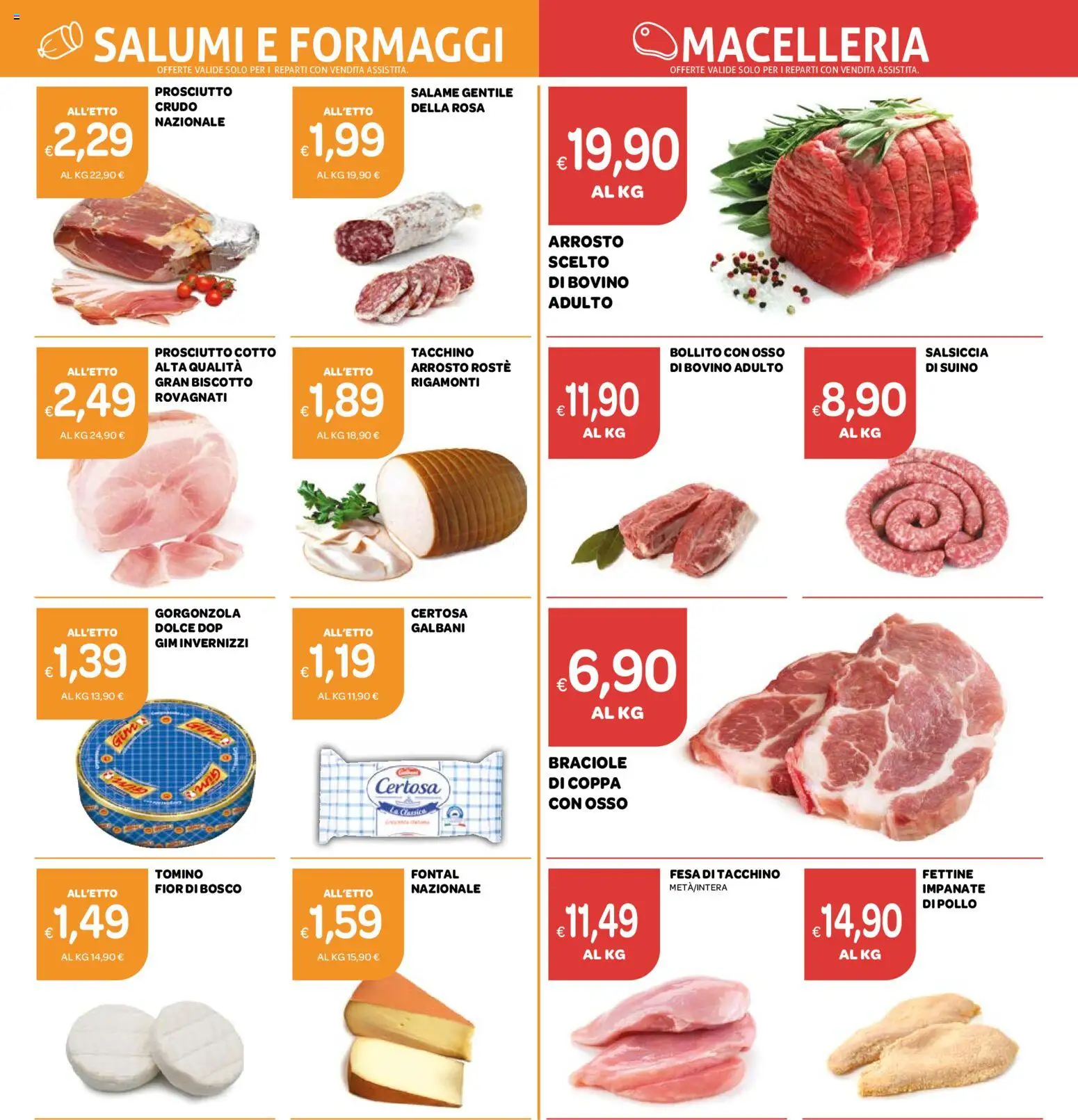 Volantino Ekom del 04.11.2025 | Pagina: 7 | Prodotti: Arrosto, Prosciutto Cotto, Suino, Prosciutto