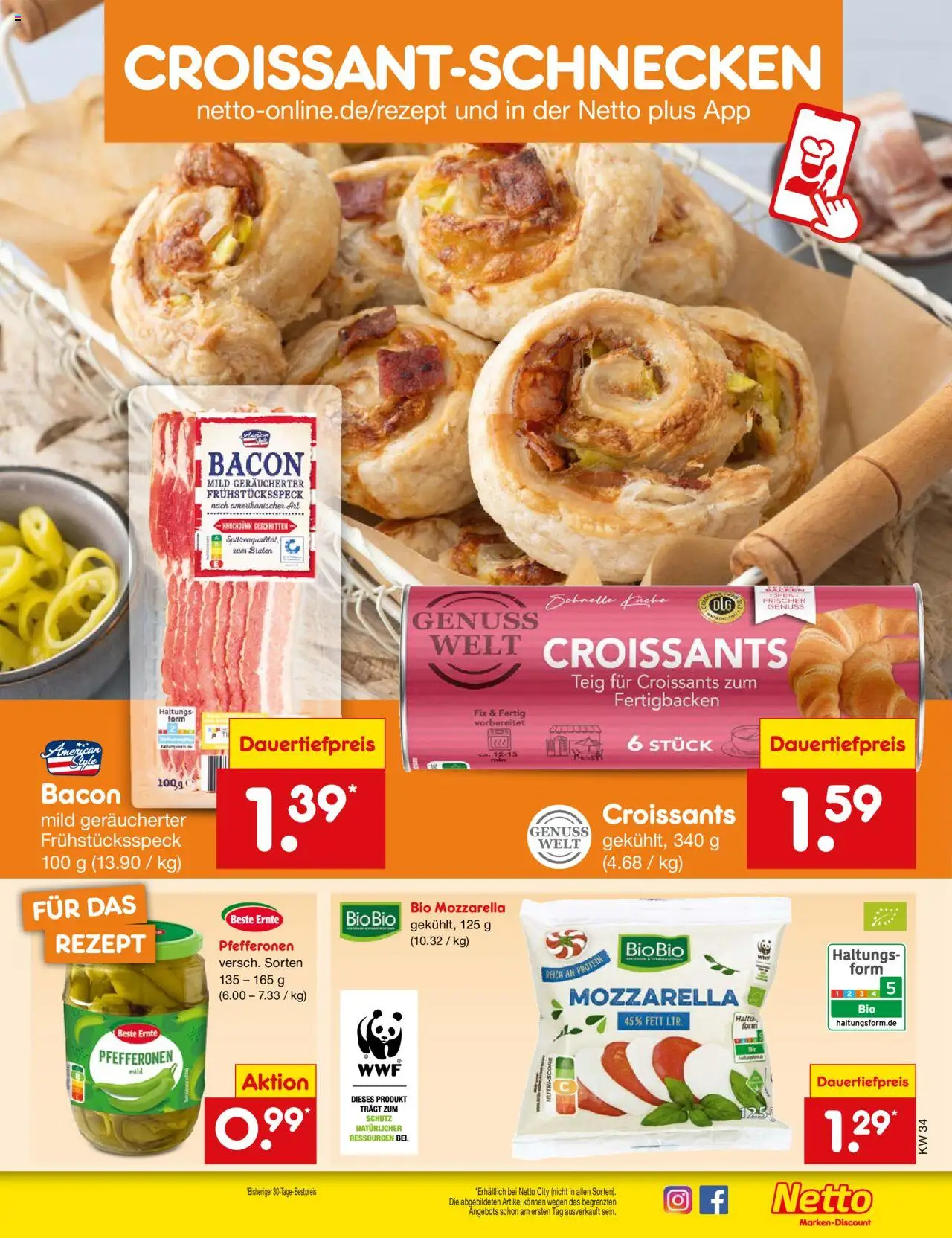 Netto Marken-Discount Prospekt 	 - gültig ab dem 18.08.2025 | Seite: 27 | Produkte: Ofen, Mozzarella