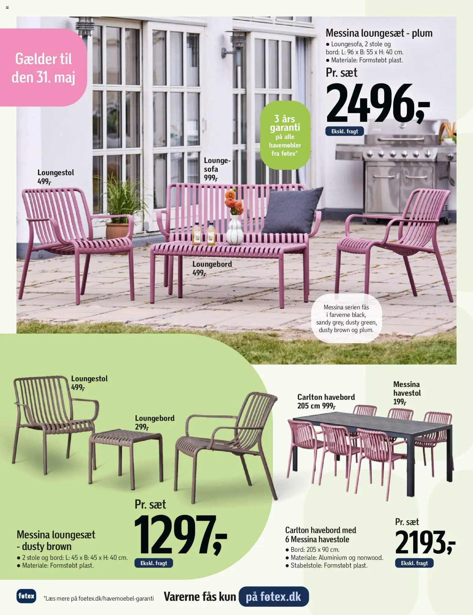 Føtex tilbudsavis – gyldig fra 13.03.2026 | Side: 2 | Produkter: Sofa, Bord, Havemøbler, Loungesæt
