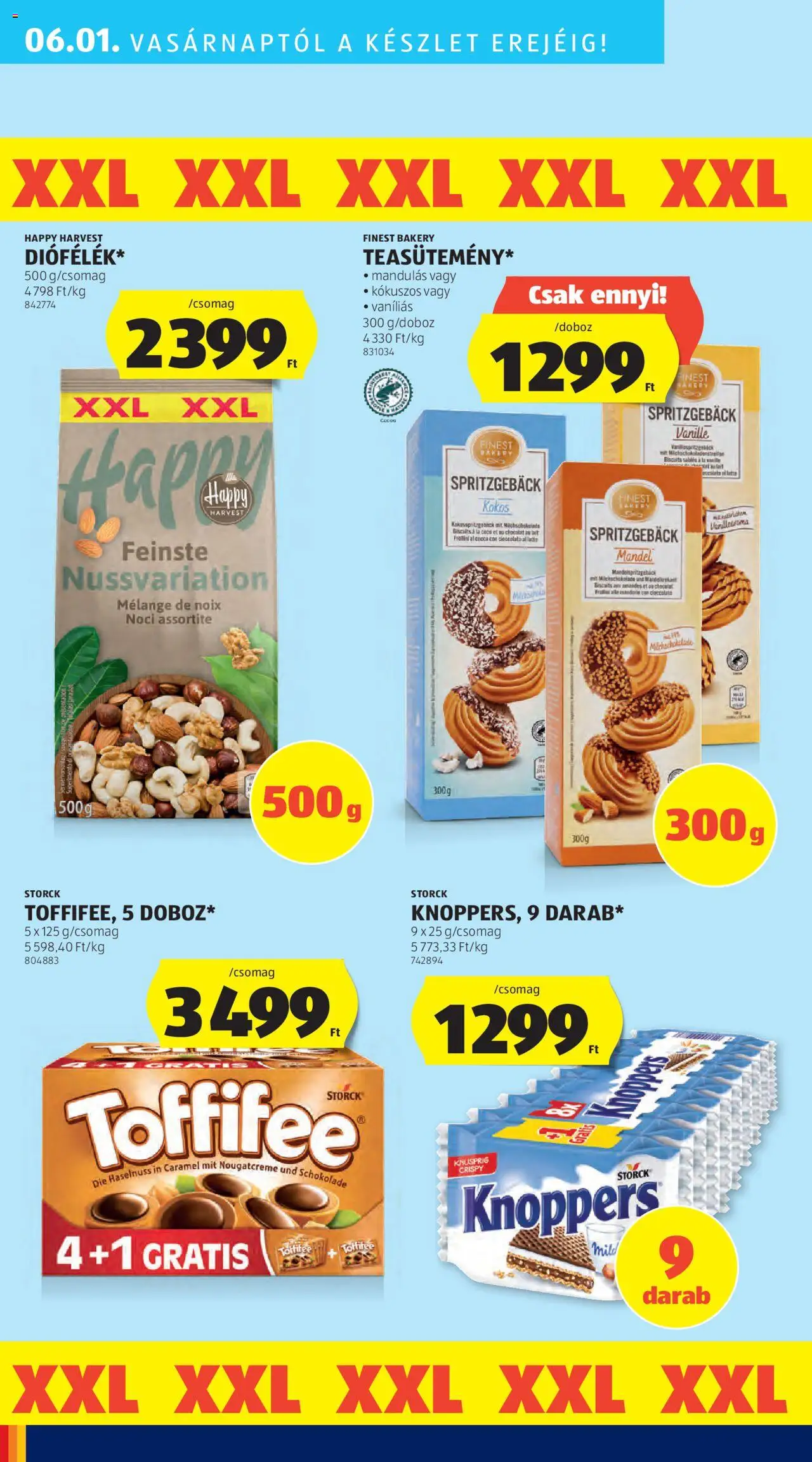 Aldi akciós ujság - amely érvényes a következő dátumtól: 29.05.2025 | Oldal: 40 | Termékek: Toffifee