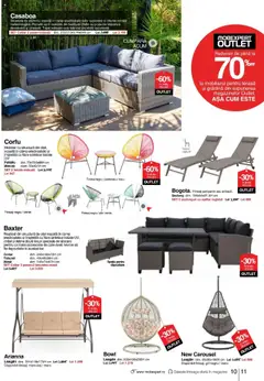 Ofertele Mobexpert valabile de la 04.09.2025 | Pagină: 11 | Produse: Fotoliu, Masă, Colțar, Taburet