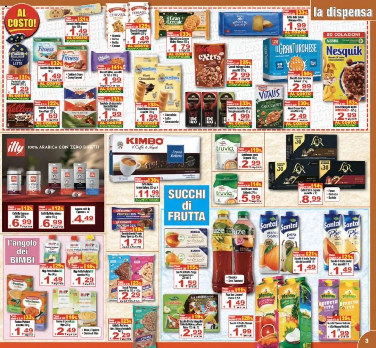 Volantino CTS del 17.04.2026 | Pagina: 3 | Prodotti: Frutta, Latte, Pera, Feta