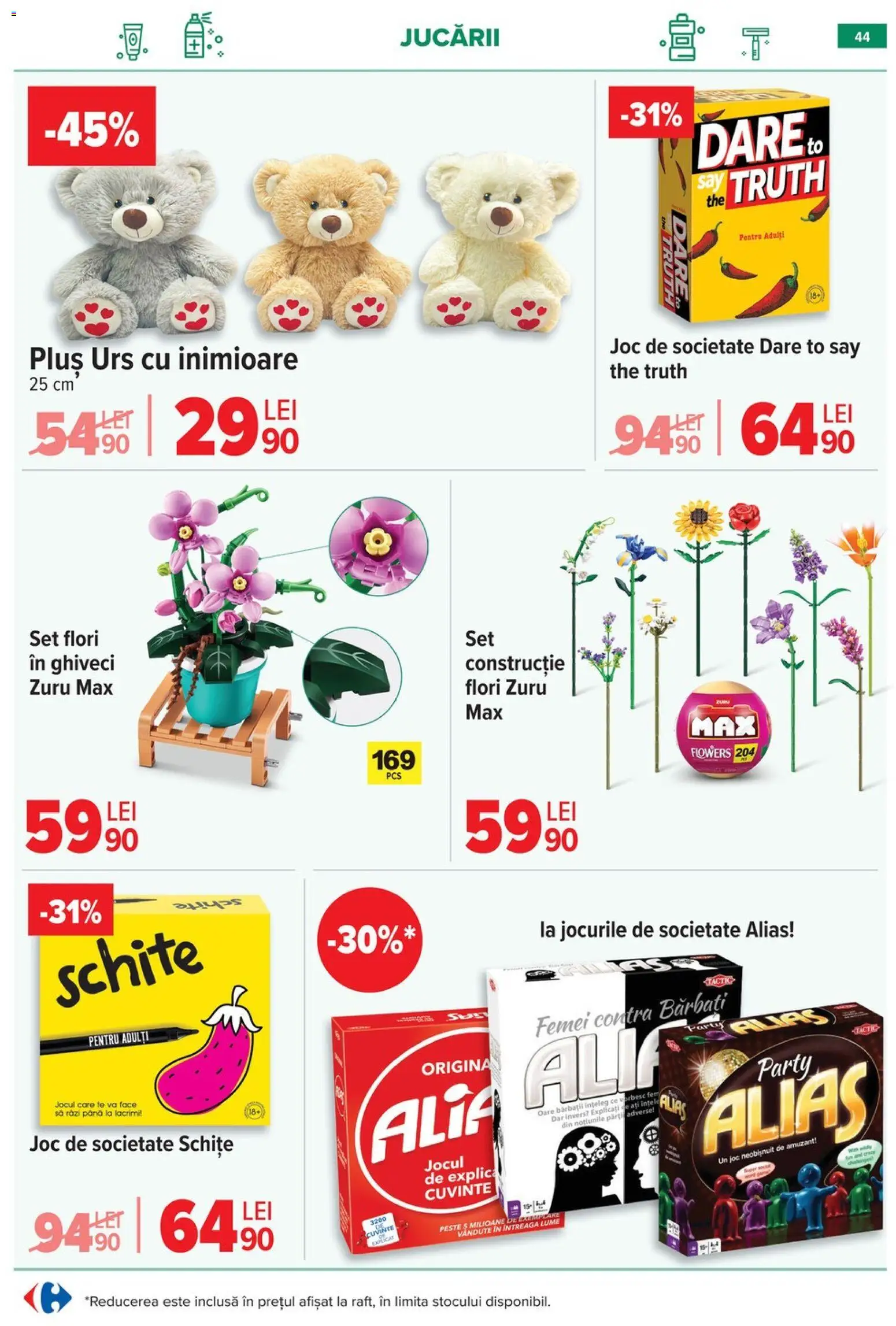 Noul catalog Carrefour – valabil de la 04.02.2026 | Pagină: 46 | Produse: Joc, Ghiveci, Pește