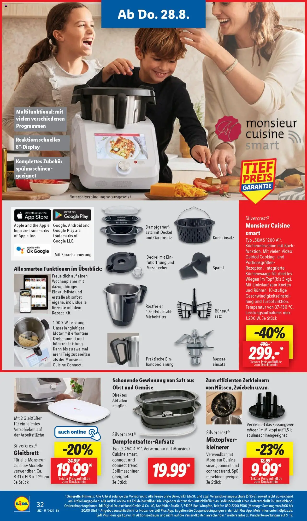 Lidl Prospekt Uffenheim - gültig ab dem 25.08.2025 | Seite: 44 | Produkte: Bad, Apple, Obst, Video