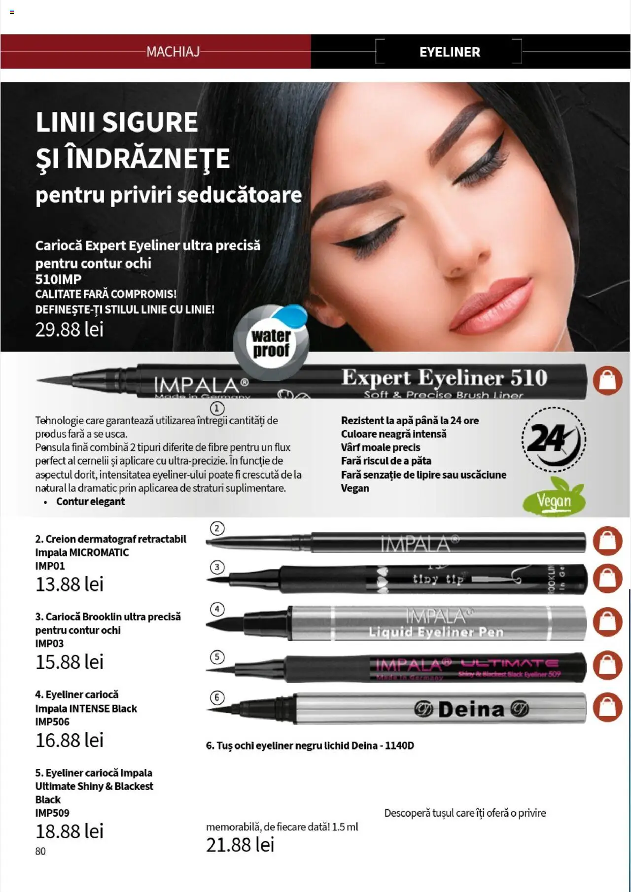 Catalog Lady’s – valabil de la 01.08.2025 | Pagină: 80 | Produse: Machiaj, Apă