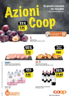 Vorschau von dem Prospekt - Coop - Una settimana di azioni ab 07.08.2025