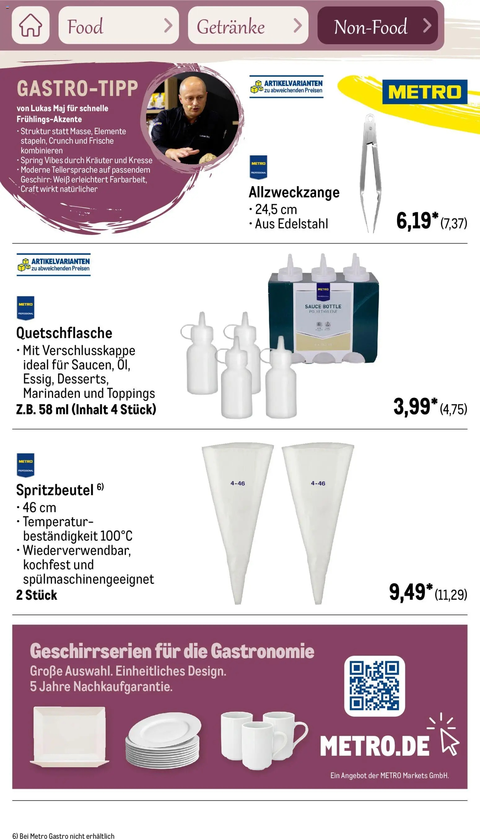 Metro Saisonkatalog Frühlingsgenuss – gültig ab 01.03.2026 | Seite: 33