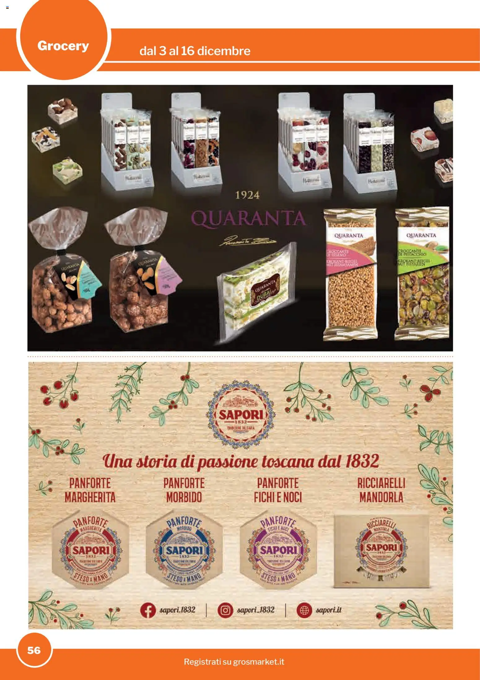 Volantino Sogegross del 03.12.2025 | Pagina: 56 | Prodotti: Noci