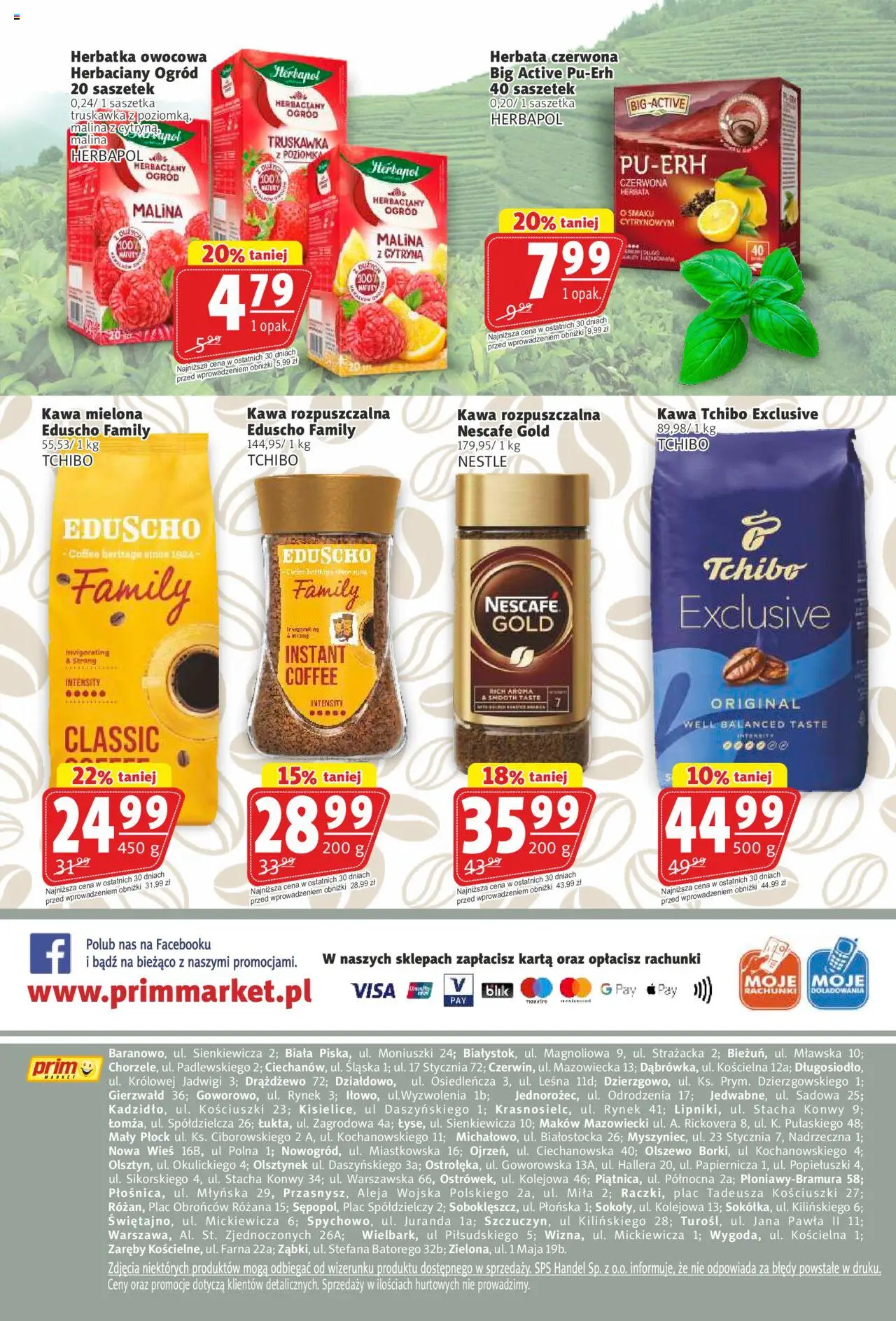 Prim Market Gazetka od 21.08.2025 | Strona: 16 | Produkty: Cytryna, Malina, Tchibo exclusive, Herbata