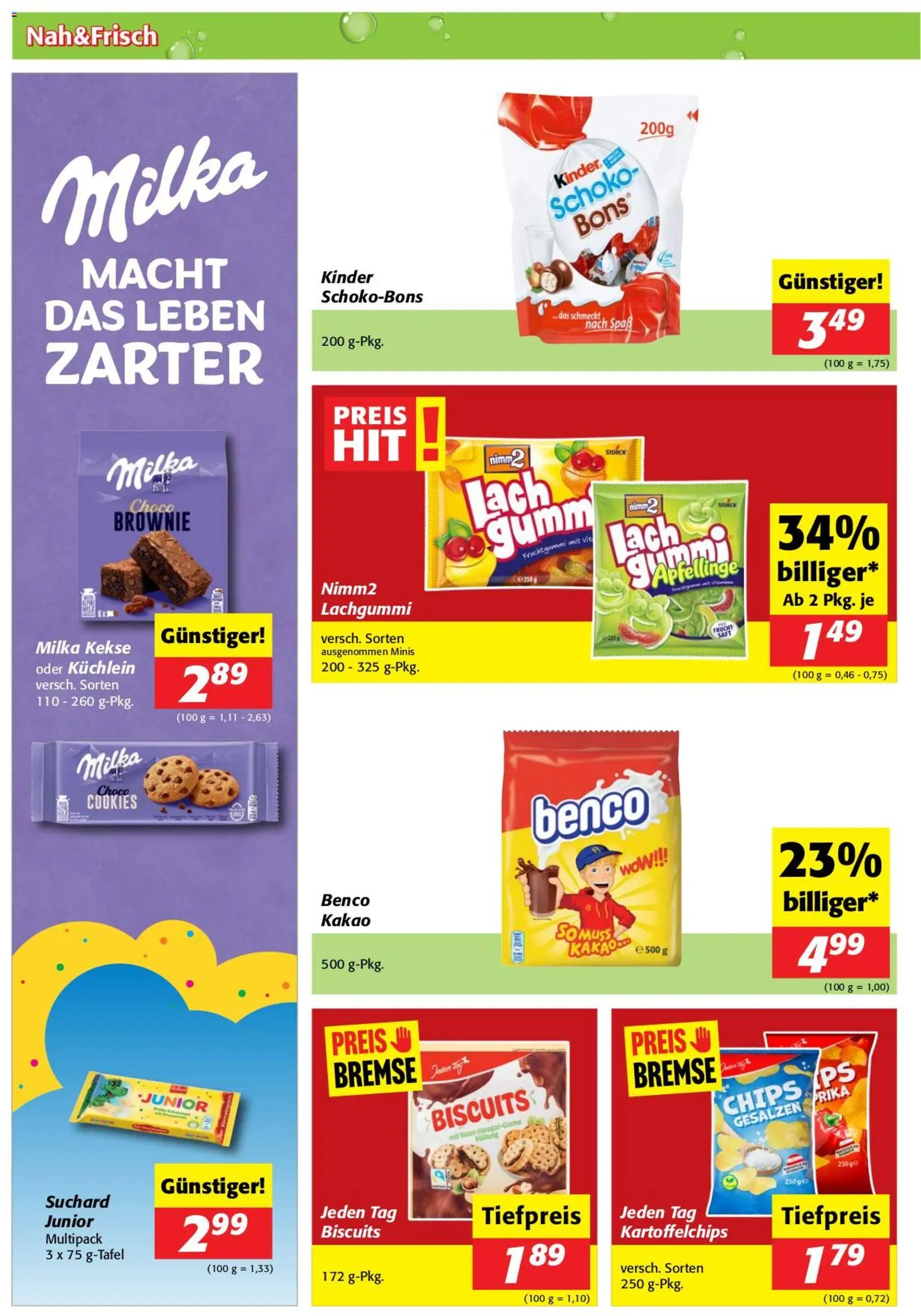 Nah und Frisch Flugblatt gültig ab 11.03.2026 | Seite: 6 | Produkte: Chips, Kekse