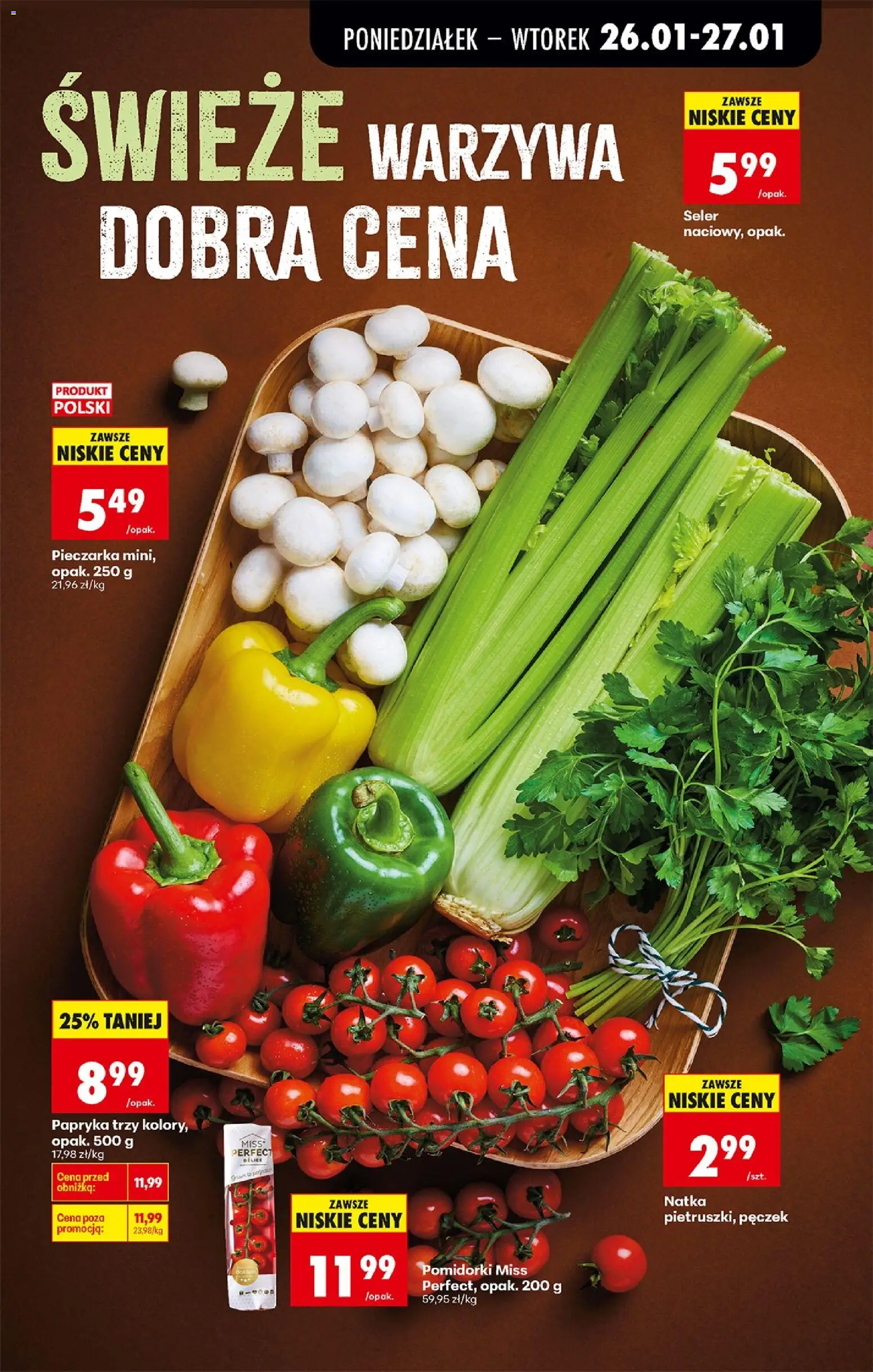 Biedronka gazetka od 26.01.2026 | Strona: 23 | Produkty: Bell, Papryka, Warzywa