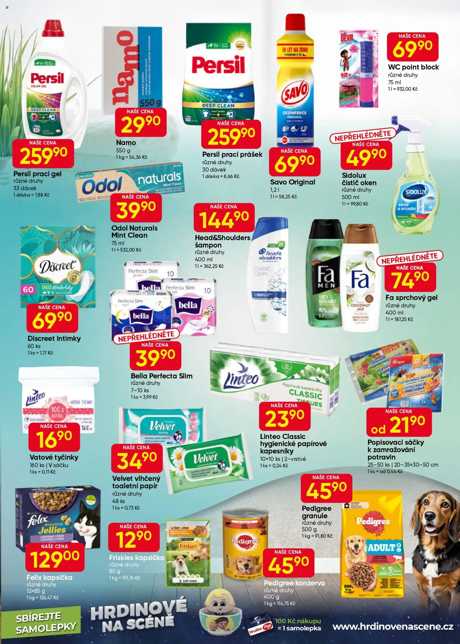 Hruška leták od 05.11.2025 | Strana: 9 | Produkty: Savo, Samolepky, Wc, Persil