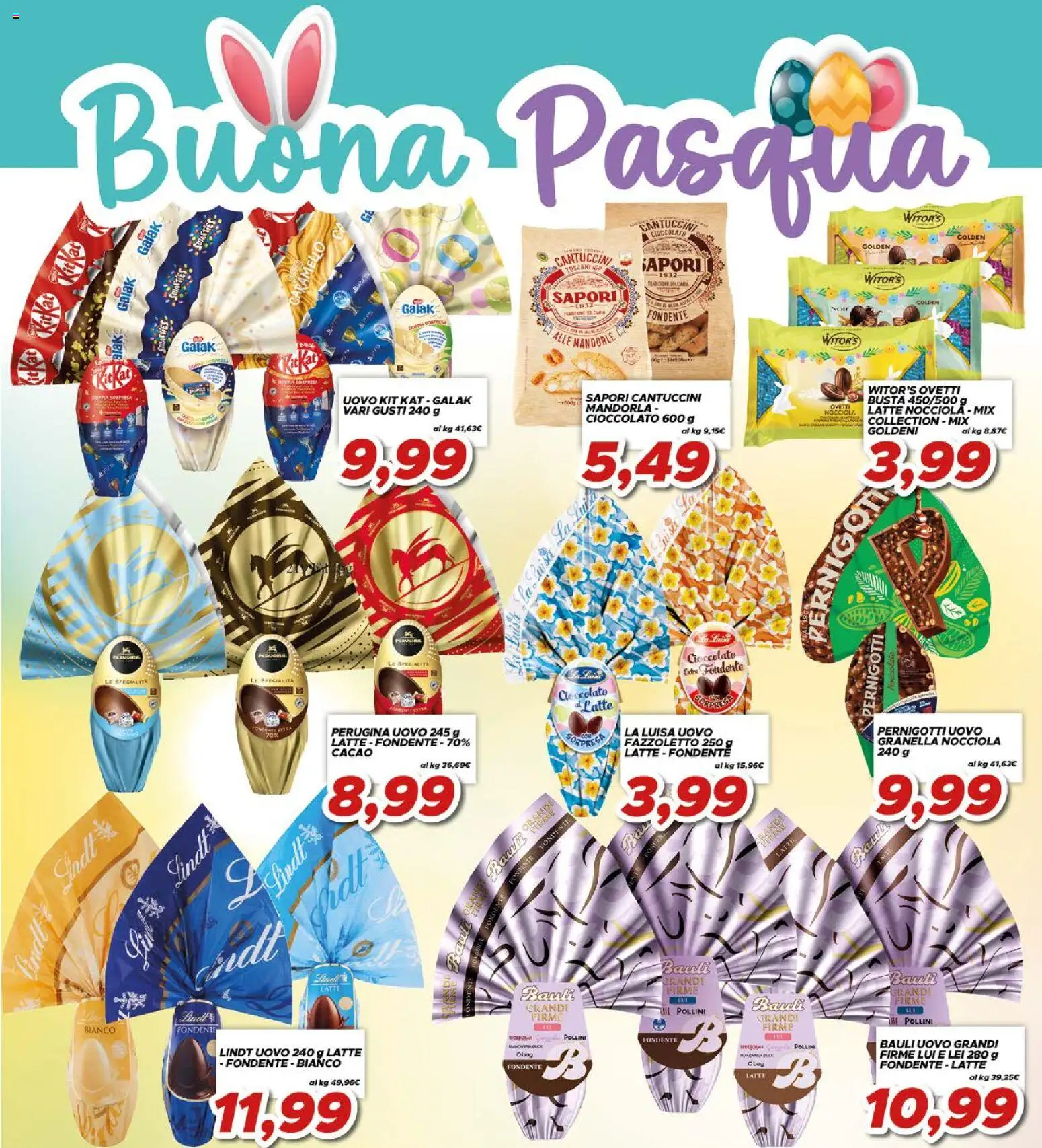 Volantino Ma Supermercati del 27.03.2026 | Pagina: 8 | Prodotti: Cioccolato, Latte, Mandorle, Cacao