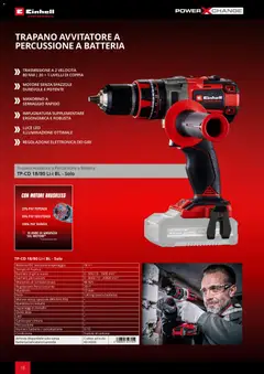 Anteprima del volantino Einhell volantino Elettroutensili  valido a partire dal 17.03.2026 | Pagina: 20 | Prodotti: Avvitatore, Trapano, Scatola, Batteria