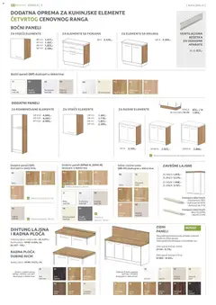 Jela katalog - pregled Jela kataloga - važi od 06.04.2026 | Strana: 120 | Proizvode: Rešetka, Radna ploča, Orah