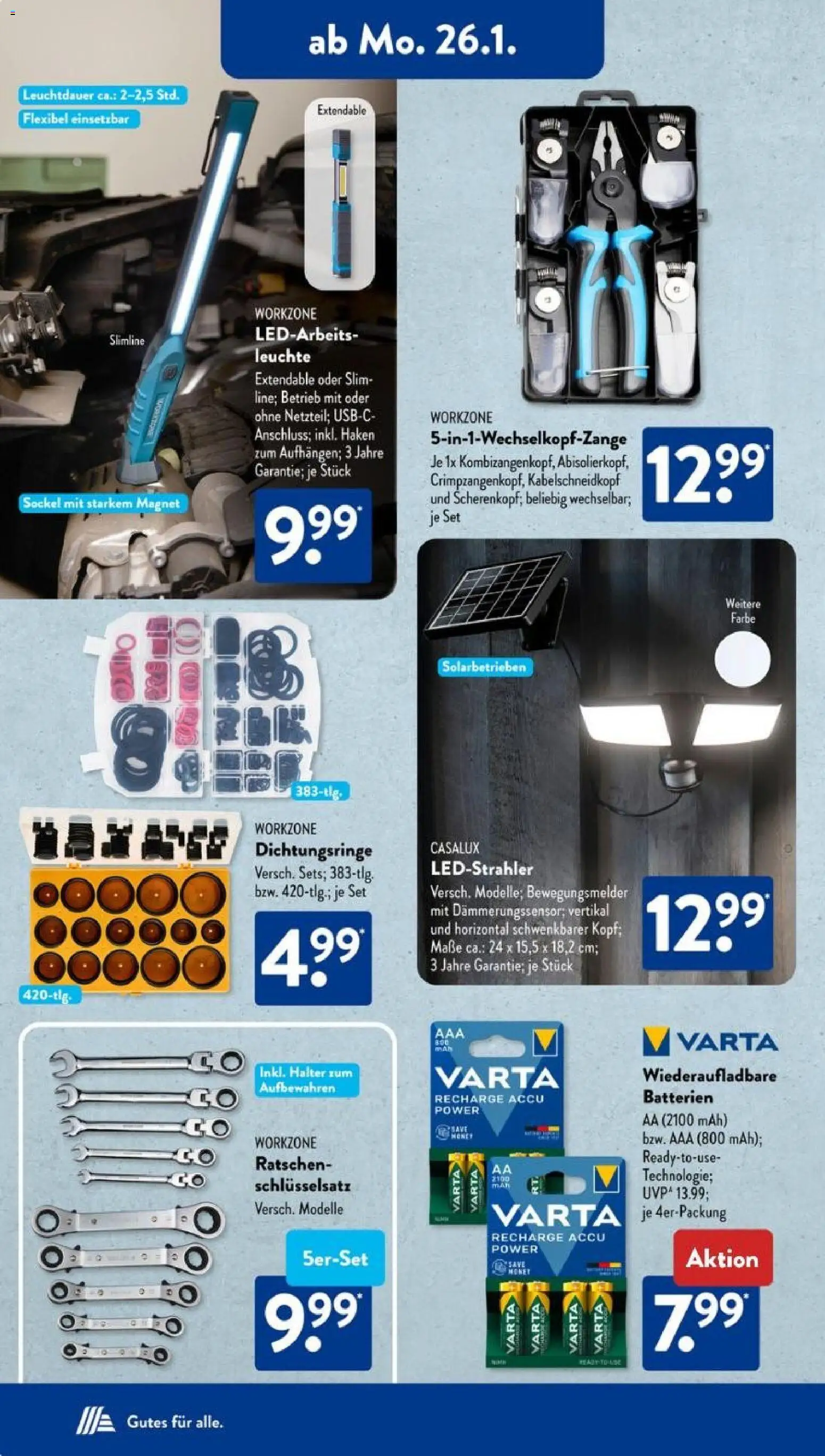 Aldi Süd Prospekt 	 – gültig ab 26.01.2026 | Seite: 2 | Produkte: Batterien