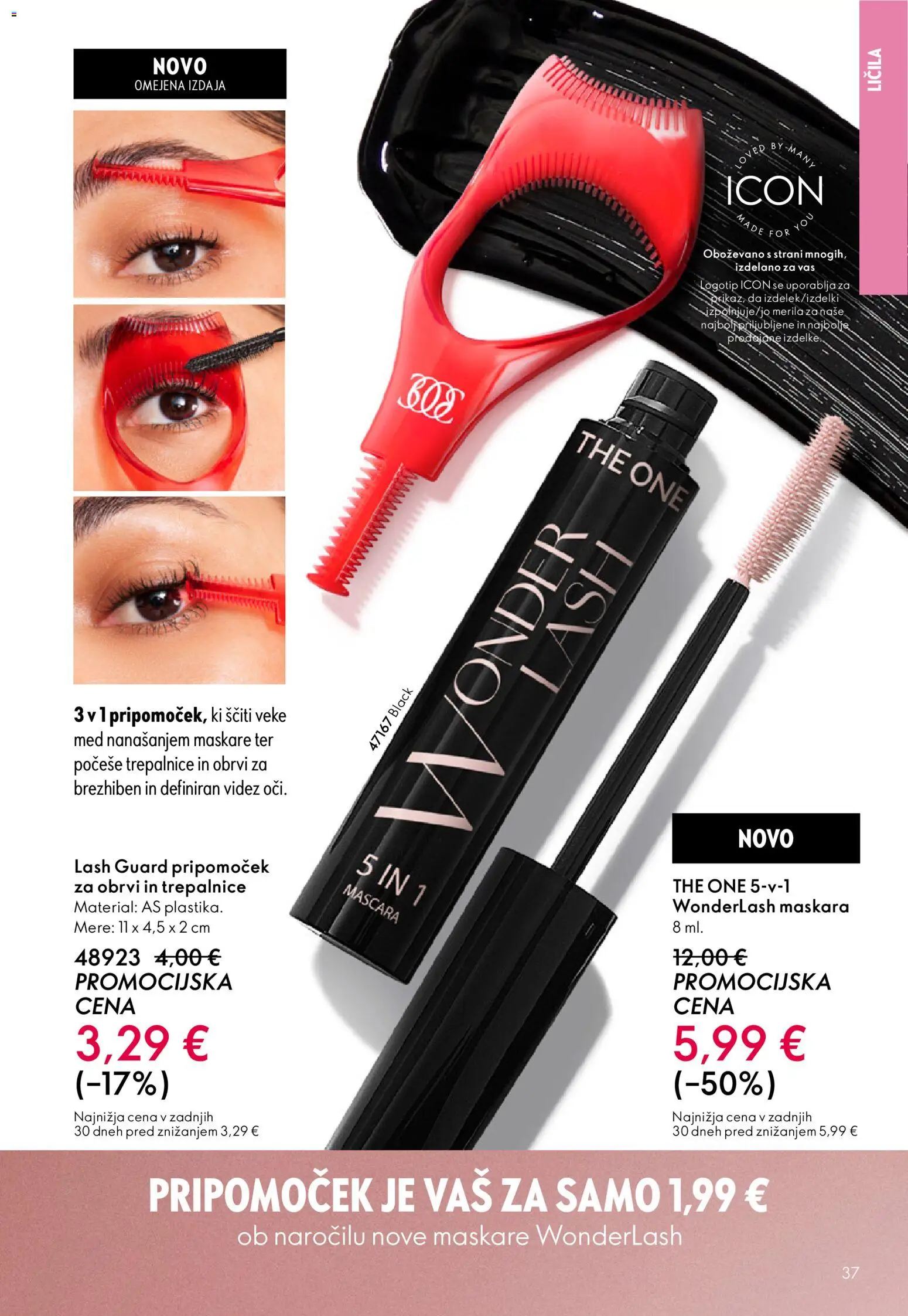 Novi Oriflame katalog ponudbe – veljaven od 18.02.2026 | Stran: 37 | Izdelki: Licila, Maskara