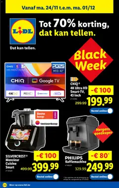 Lidl - Black Friday  - Voorbeeld van een folder van Lidl, geldig van 24.11.2025
