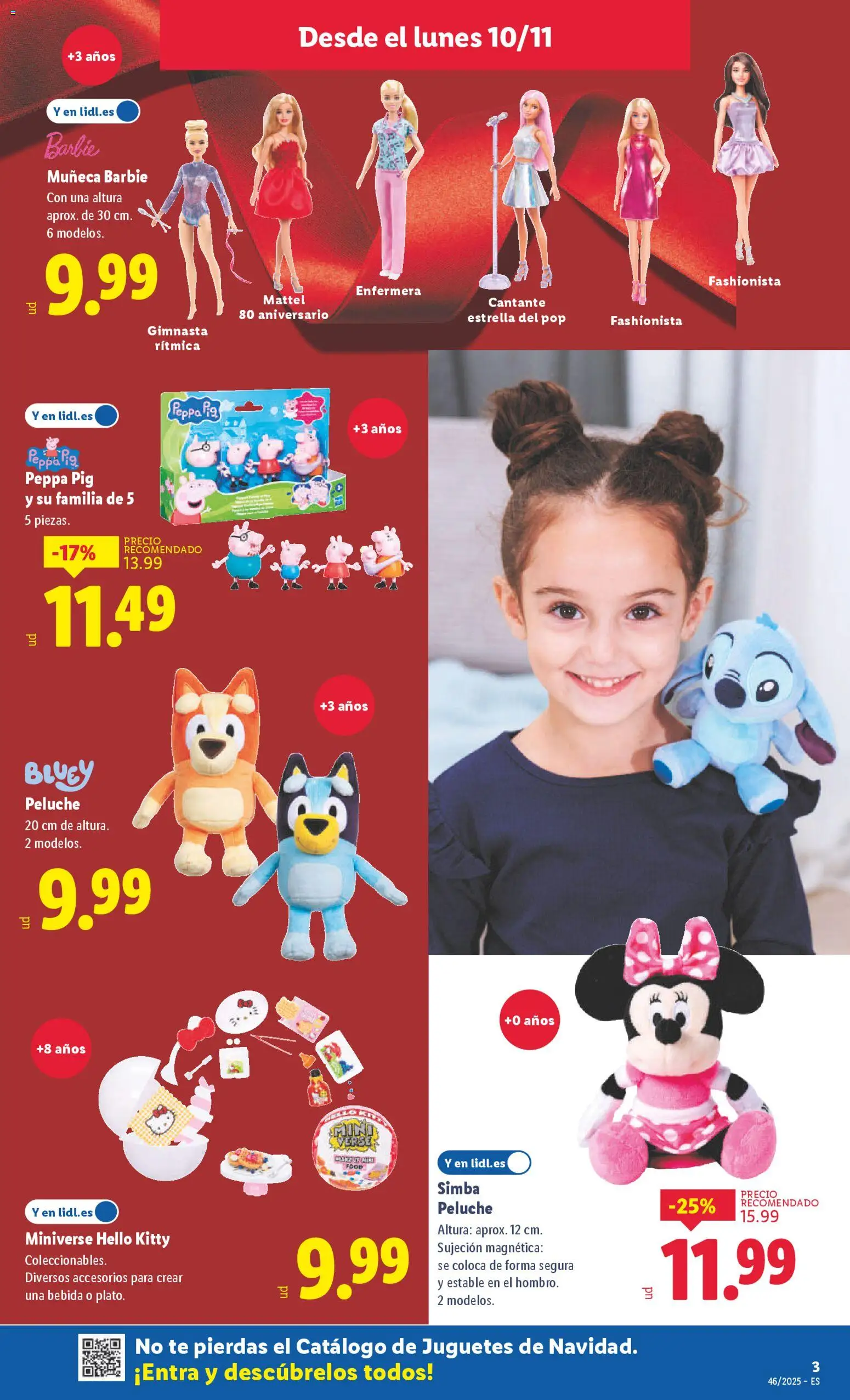 Lidl folleto de bazar │ válido desde el 10.11.2025 | Página: 7 | Productos: Té, Muñeca, Juguetes