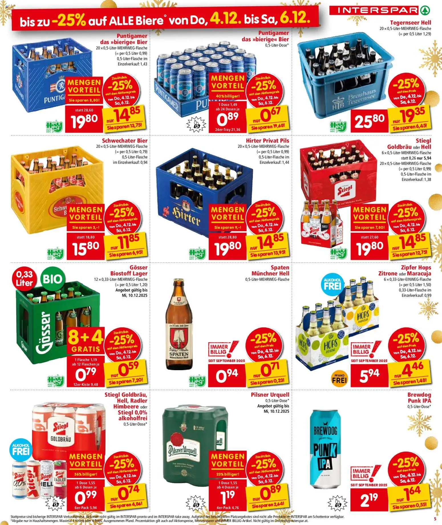 Interspar Flugblatt - Steiermark gültig ab 04.12.2025 | Seite: 5 | Produkte: Creme, Wein