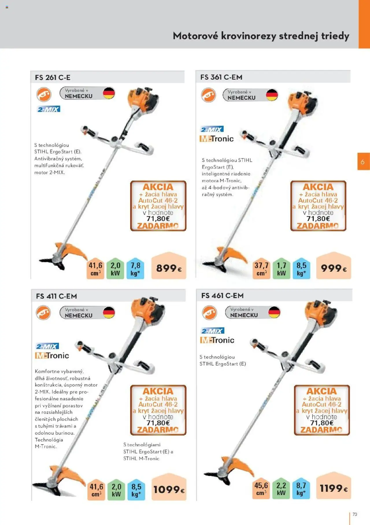 Nové STIHL akcie – leták je platný od 29.09.2025 | Strana: 73