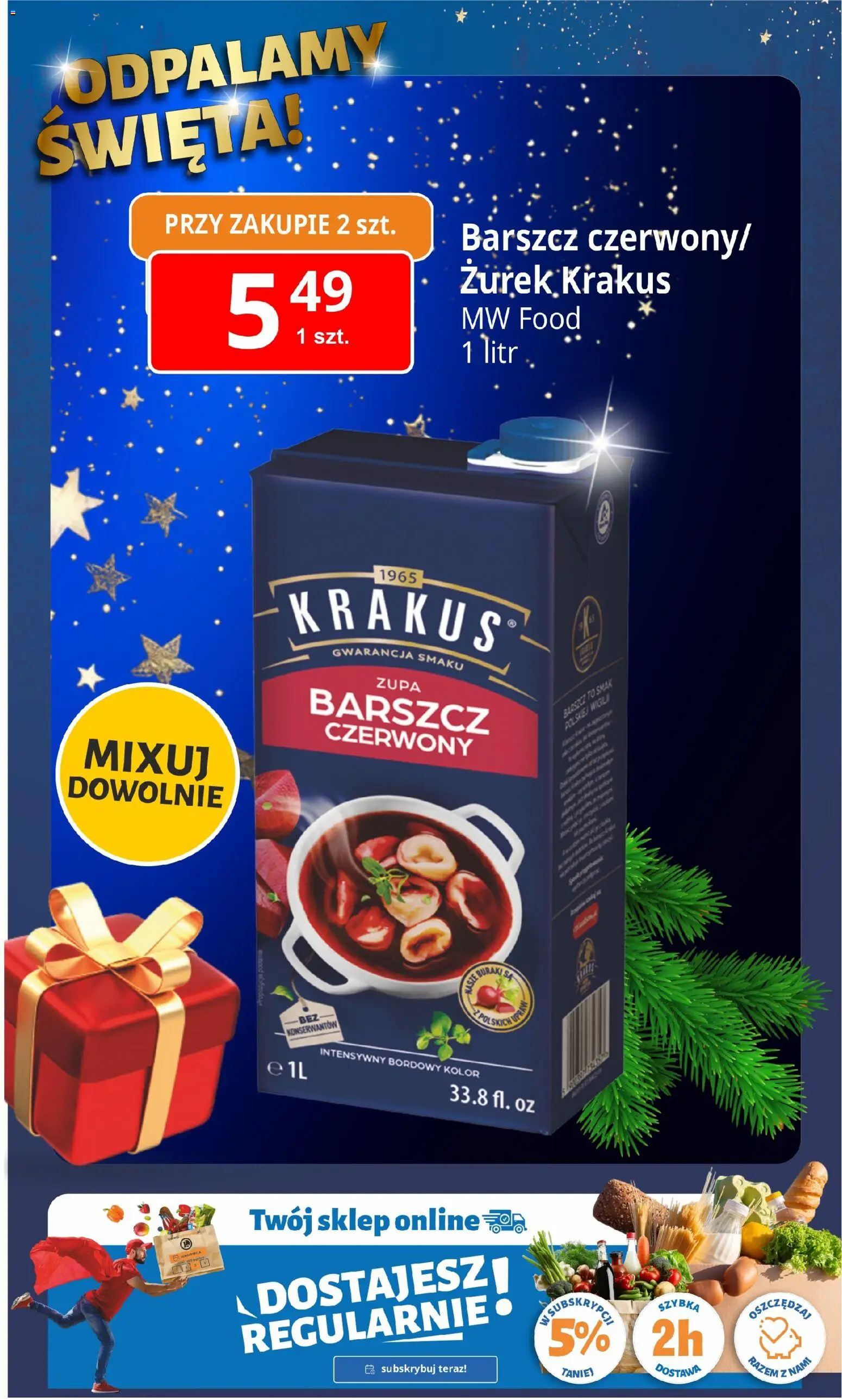 E.Leclerc Gazetka - Warszawa Ursynów od 04.12.2025 | Strona: 3 | Produkty: Barszcz, Zurek, Zupa