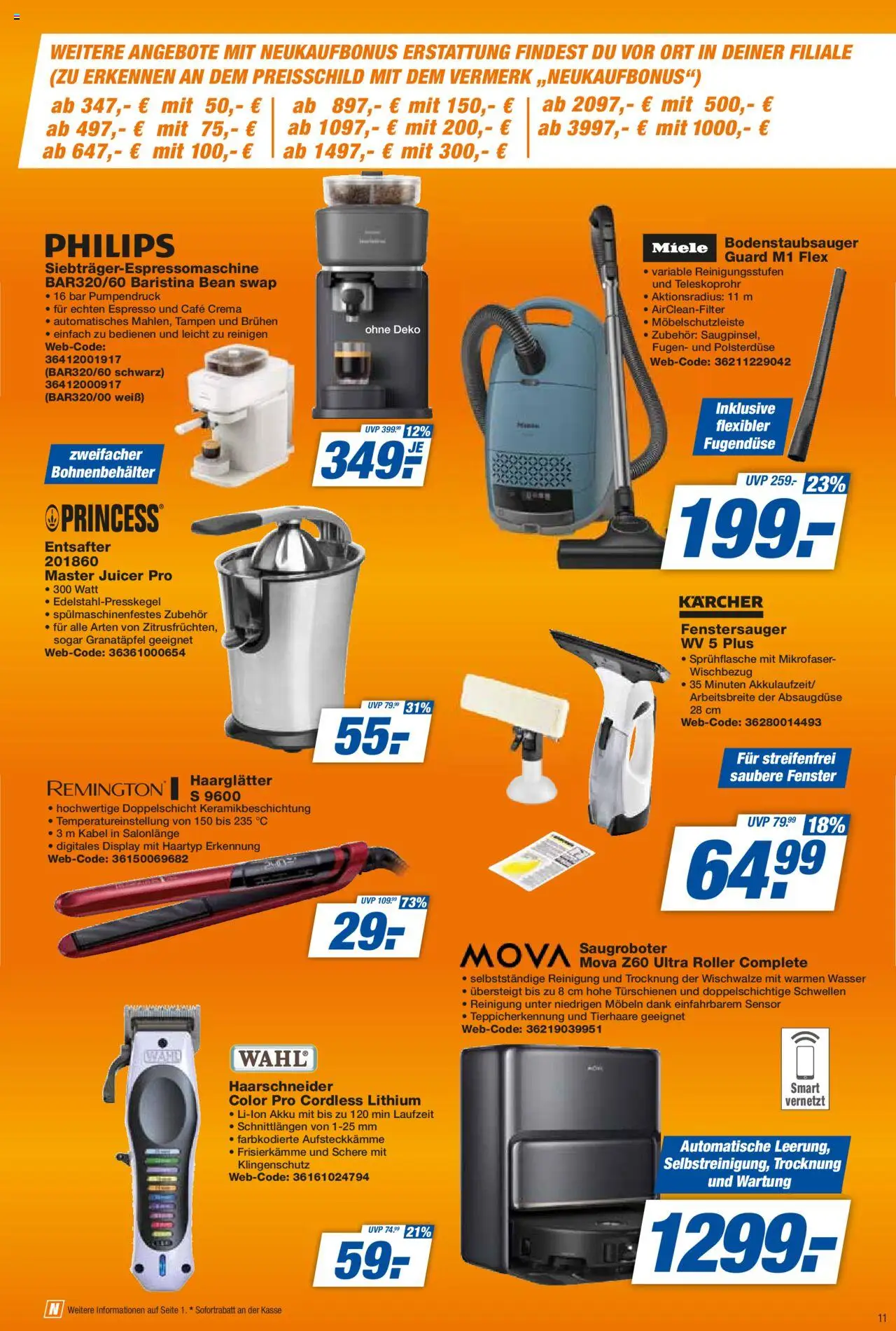 Expert Prospekt 	 – gültig ab 05.09.2025 | Seite: 11 | Produkte: Kabel, Granatapfel, Haarglätter, Wasser