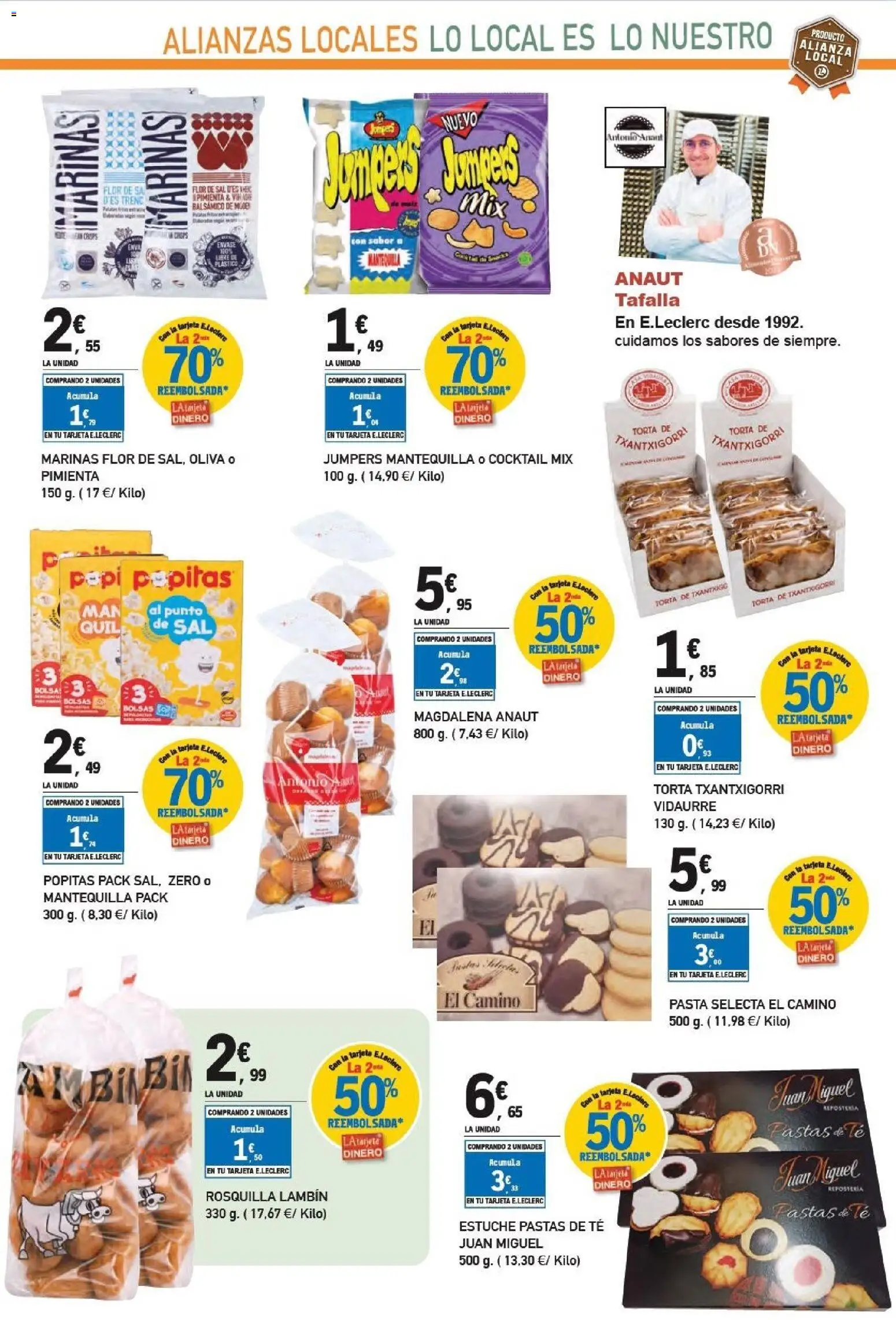 E.Leclerc - Alianz Locales │ válido desde el 25.02.2026 | Página: 29 | Productos: Pasta, Té, Bolsa, Συσκευή ροής