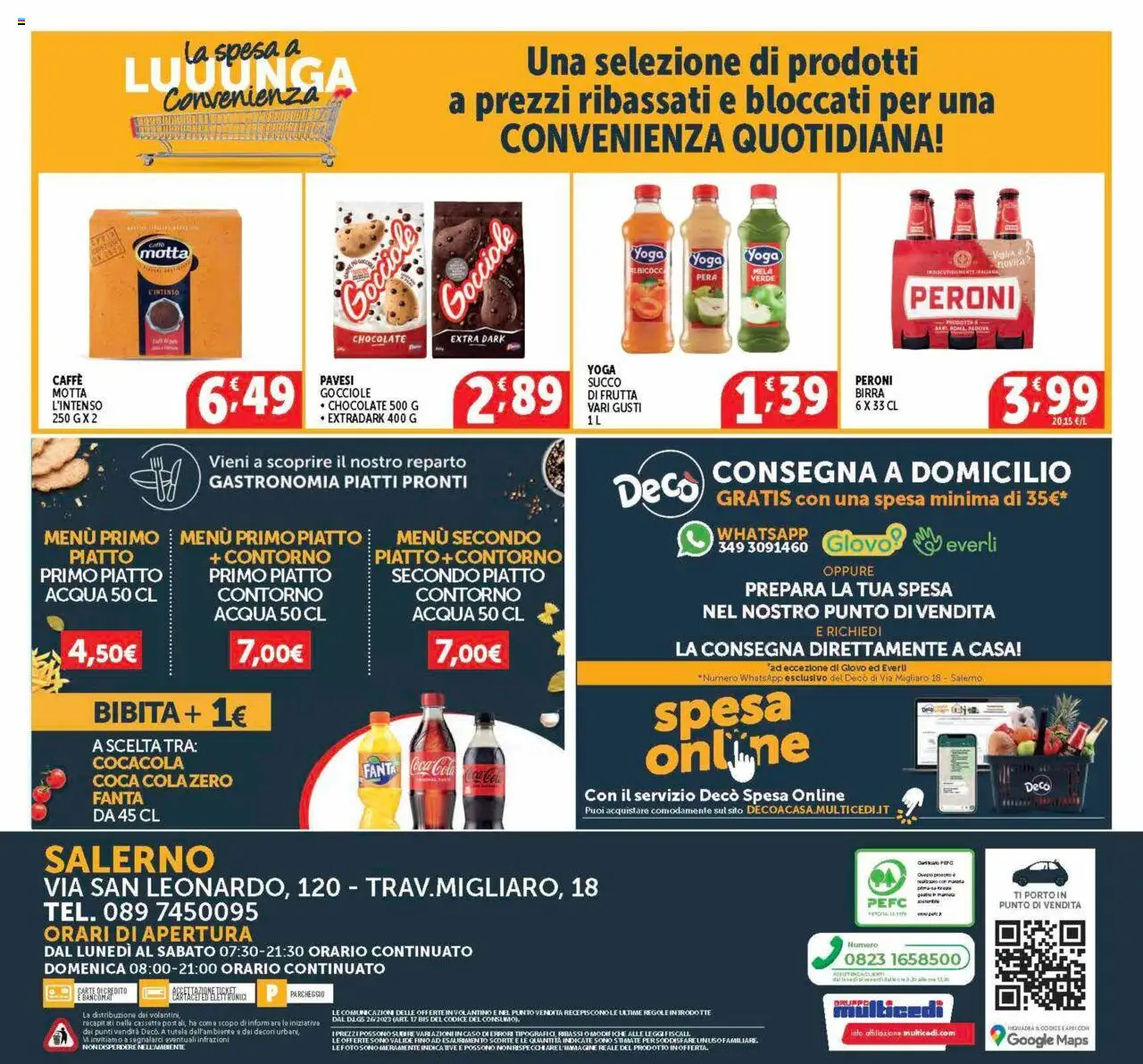 Volantino Decò del 12.09.2025 | Pagina: 20 | Prodotti: Birra, Acqua, Fanta, Coca Cola