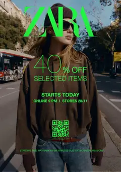 Preview of Zara - Black Friday valid from 27.11.2025