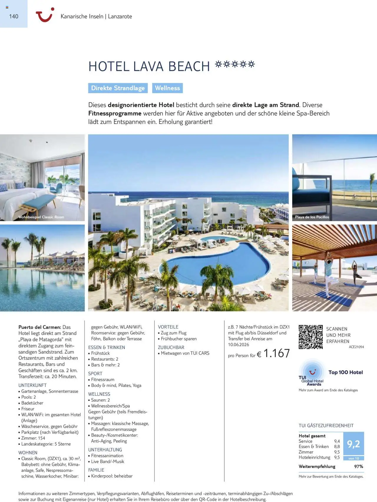 TUI Prospekt Kanaren, Kapverden & Senegal 2025/26	  – gültig ab 01.11.2025 | Seite: 140 | Produkte: Top, Babybett, Peeling