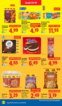 LIDL - Prévisualisation de Noix de cajou, 250 g (1 kg = 9,96 €), Prix normal pour 150 g: 1,78 €, (1 kg = 12,47 €), Grillées & salées valide à partir de 23.10.2025 | Page: 16