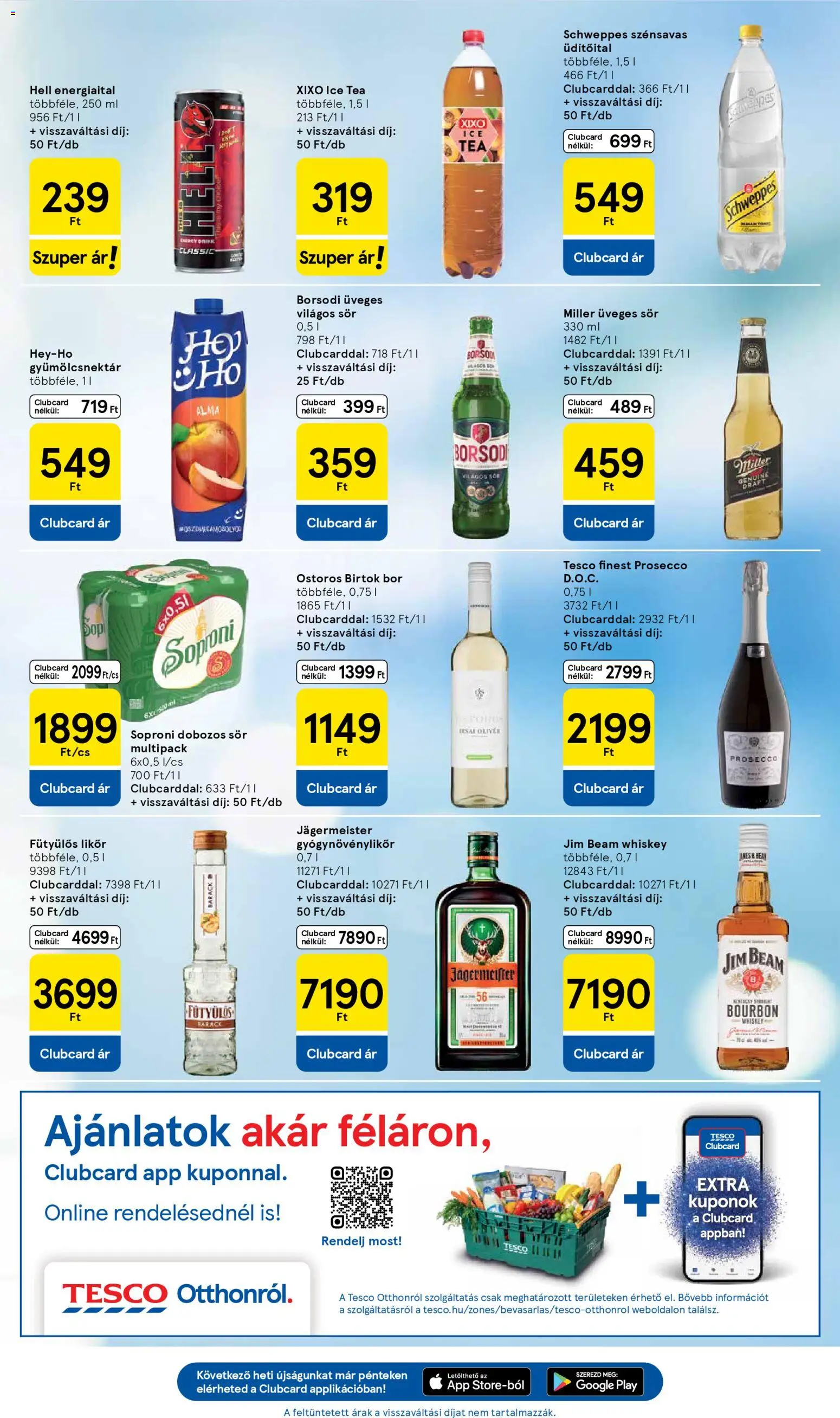 Tesco akciós ujság - amely érvényes a következő dátumtól: 19.02.2026 | Oldal: 7 | Termékek: Energiaital, Gyümölcsnektár, Bor, Alma