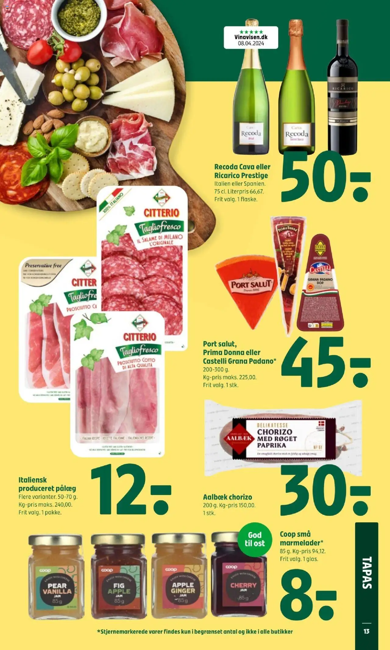 Coop 365 Tilbudsavis gyldig fra 07.08.2025 | Side: 15 | Produkter: Ost, Pålæg, Cherry, Paprika