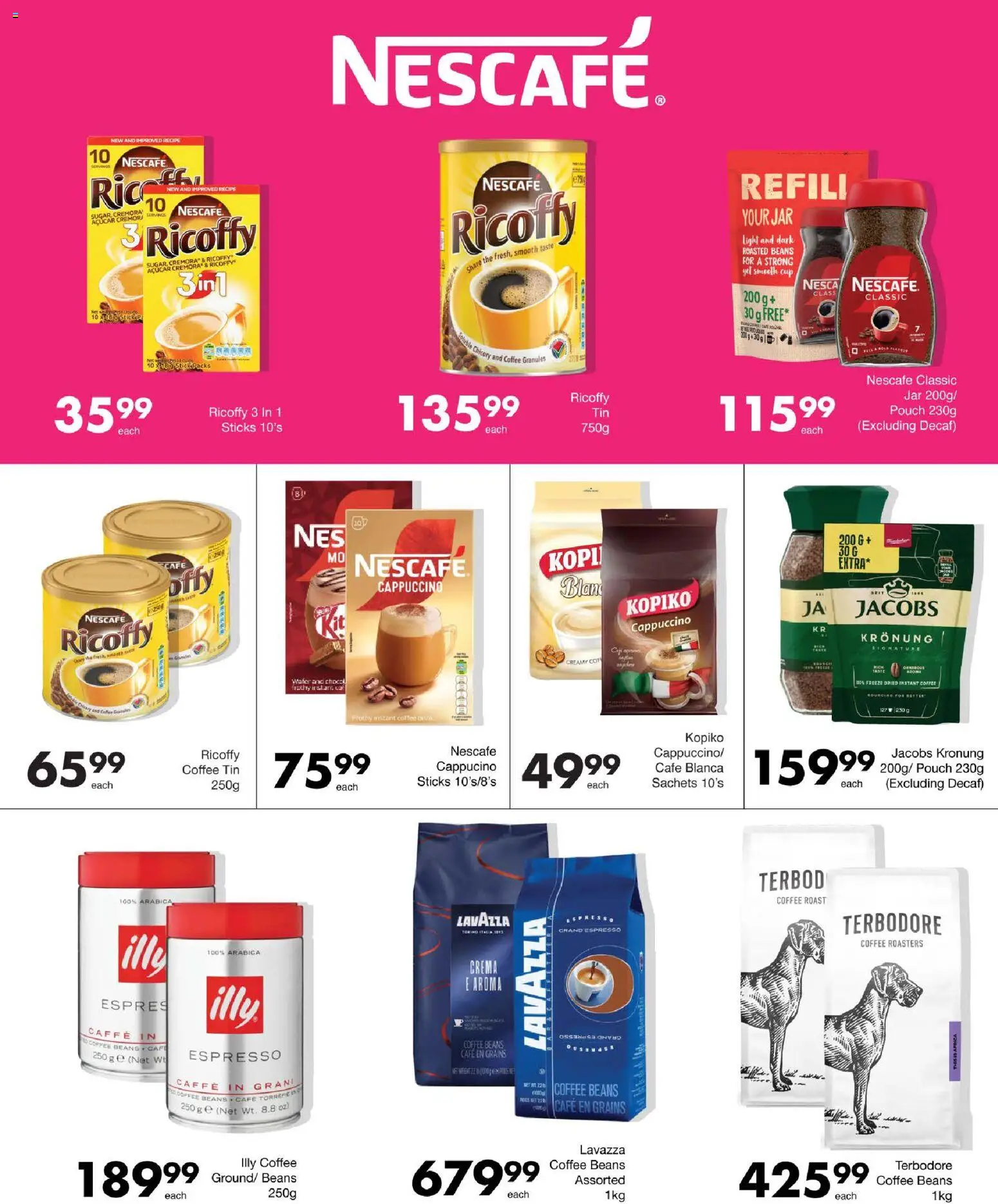 New Save catalogue – valid from 15.04.2026 | Page: 32 | Products: Beans, Light, Coffee, Estuche organizador de viaje