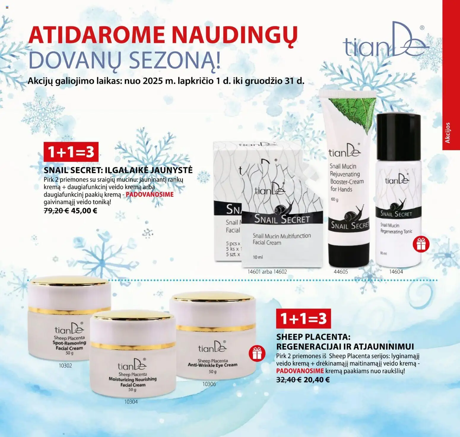 TianDe akcijos nuo 01.11.2025 | Puslapis: 1