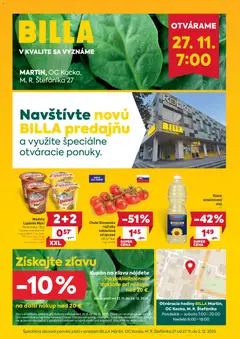 Billa leták platný od 27.11.2025