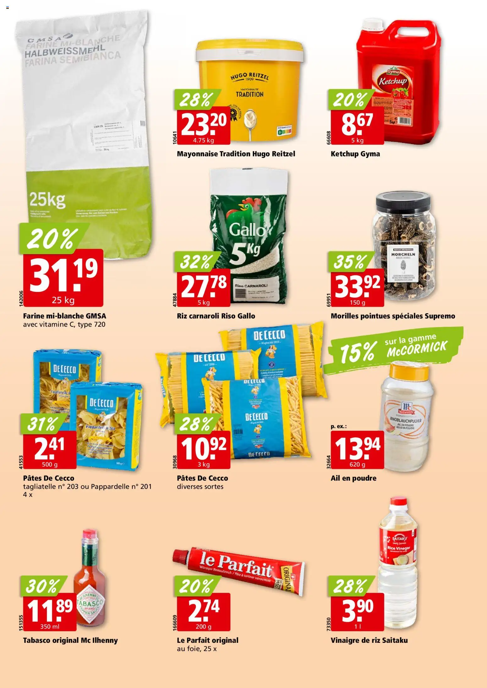 Aligro Aktionen Chavannes, Matran, Genève, Sion – gültig ab 08.12.2025 | Seite: 24 | Produkte: Ketchup, Mayonnaise