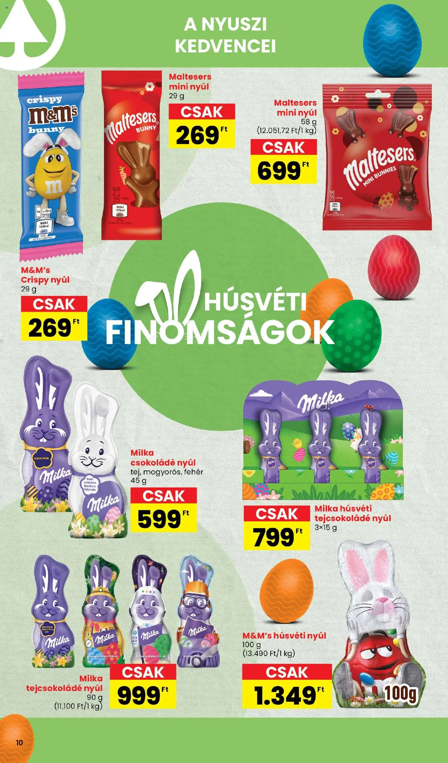 Interspar akciós ujság - amely érvényes a következő dátumtól: 05.03.2026 | Oldal: 10 | Termékek: Tejcsokoládé, Csokoládé