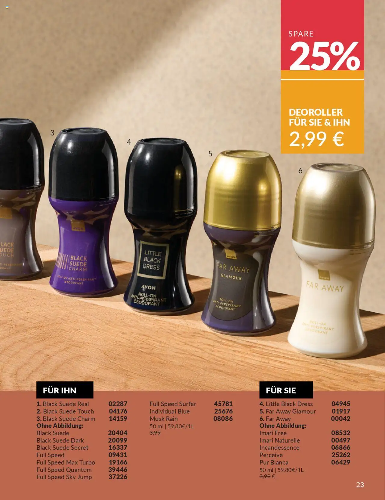AVON Katalog Oktober 2025 – gültig ab 01.10.2025 | Seite: 25 | Produkte: Deodorant