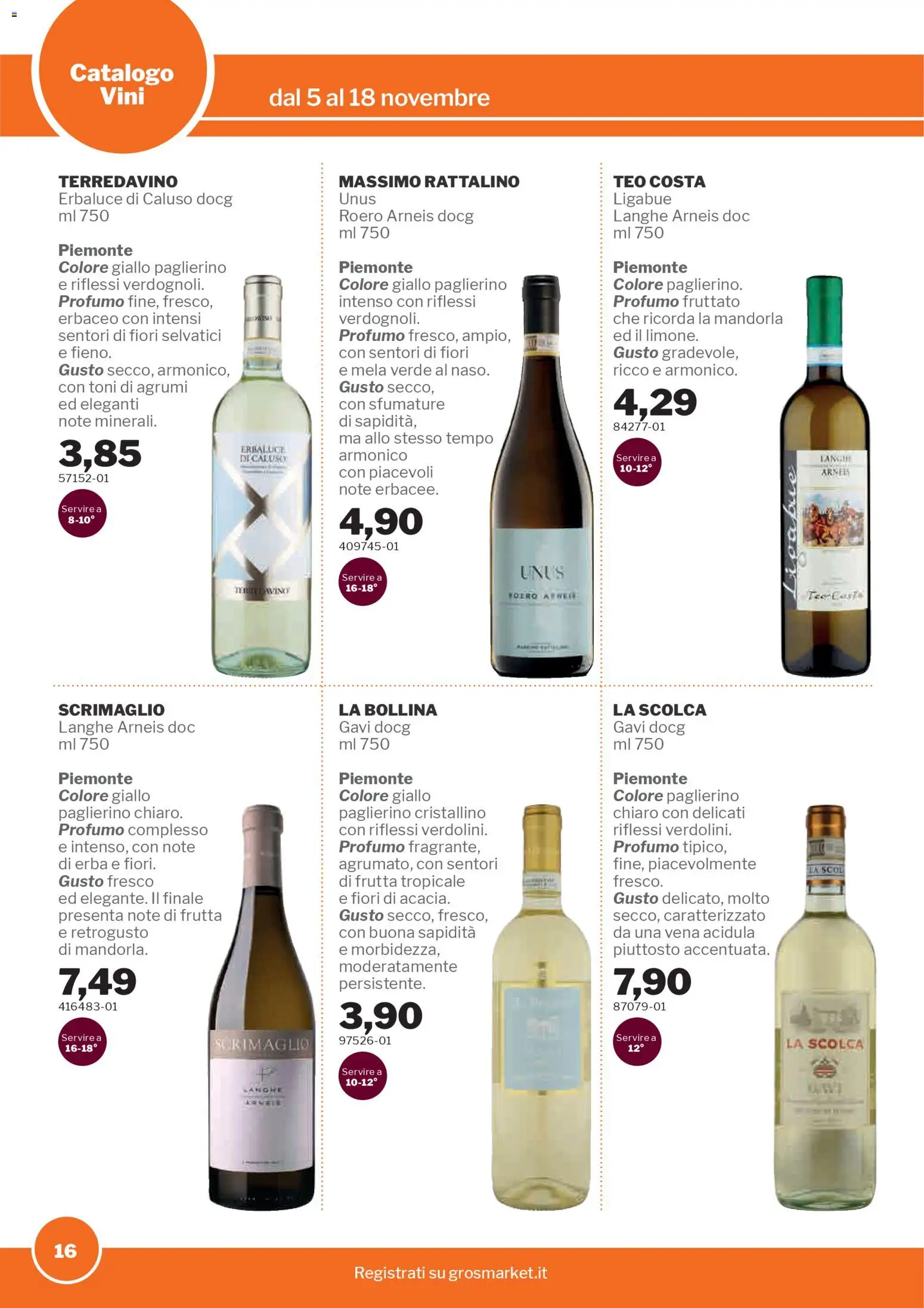 Volantino Sogegross del 05.11.2025 | Pagina: 16 | Prodotti: Frutta, Limone, Agrumi, Profumo