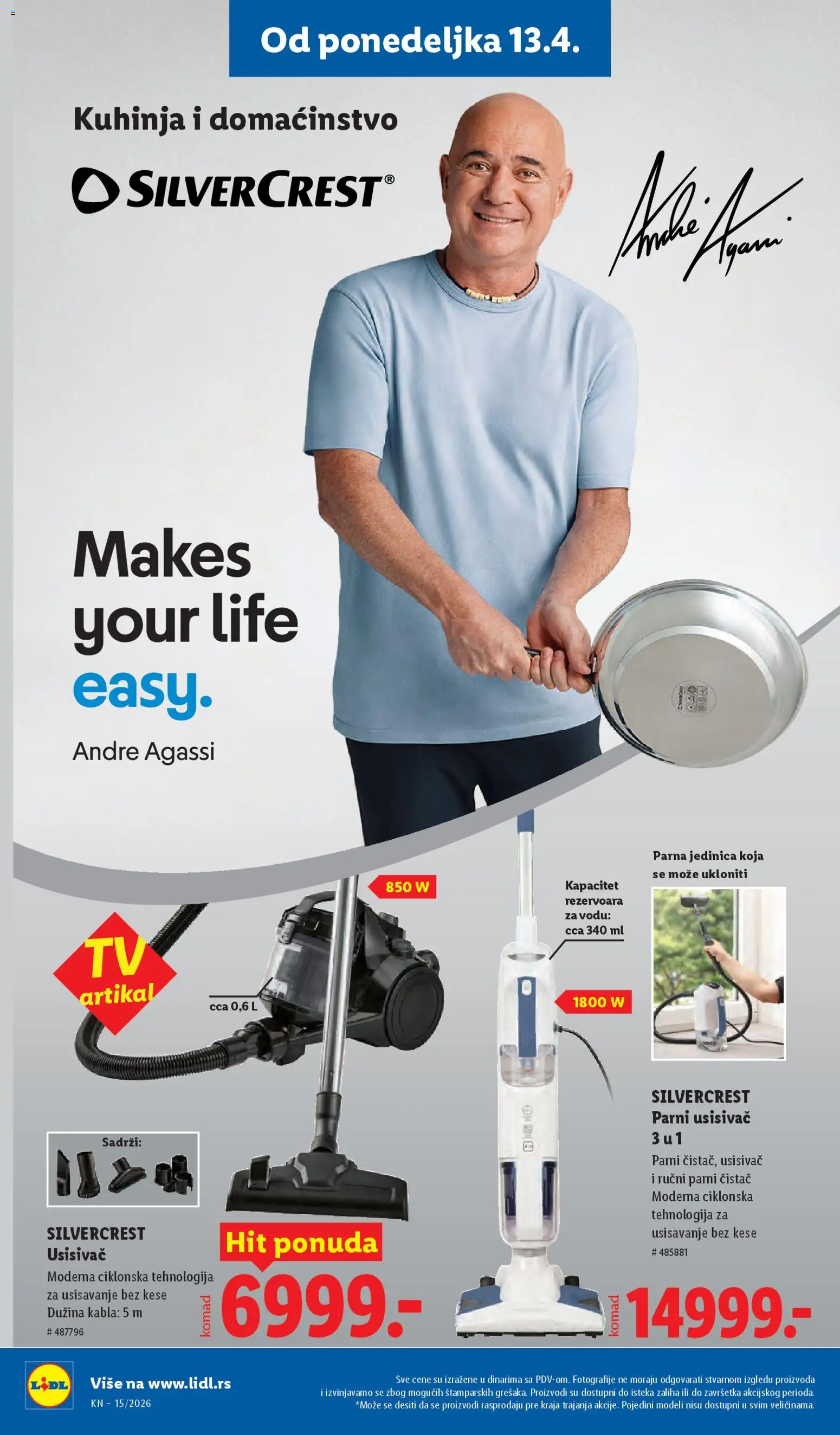 Lidl katalog - važi od 09.04.2026 | Strana: 94 | Proizvode: Usisivač, Silvercrest, Kuhinja