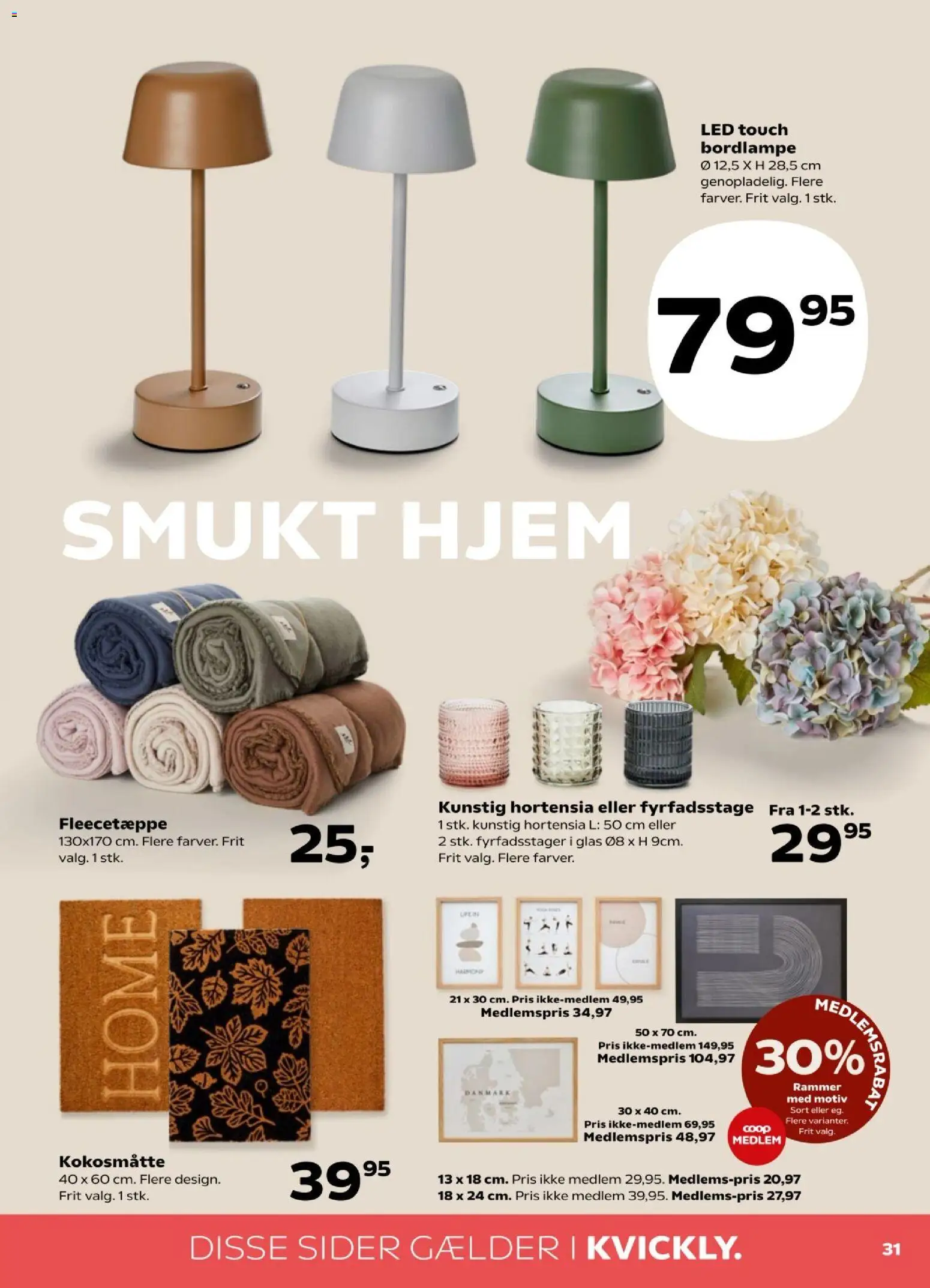 Kvickly tilbudsavis – gyldig fra 17.04.2026 | Side: 33 | Produkter: Rammer