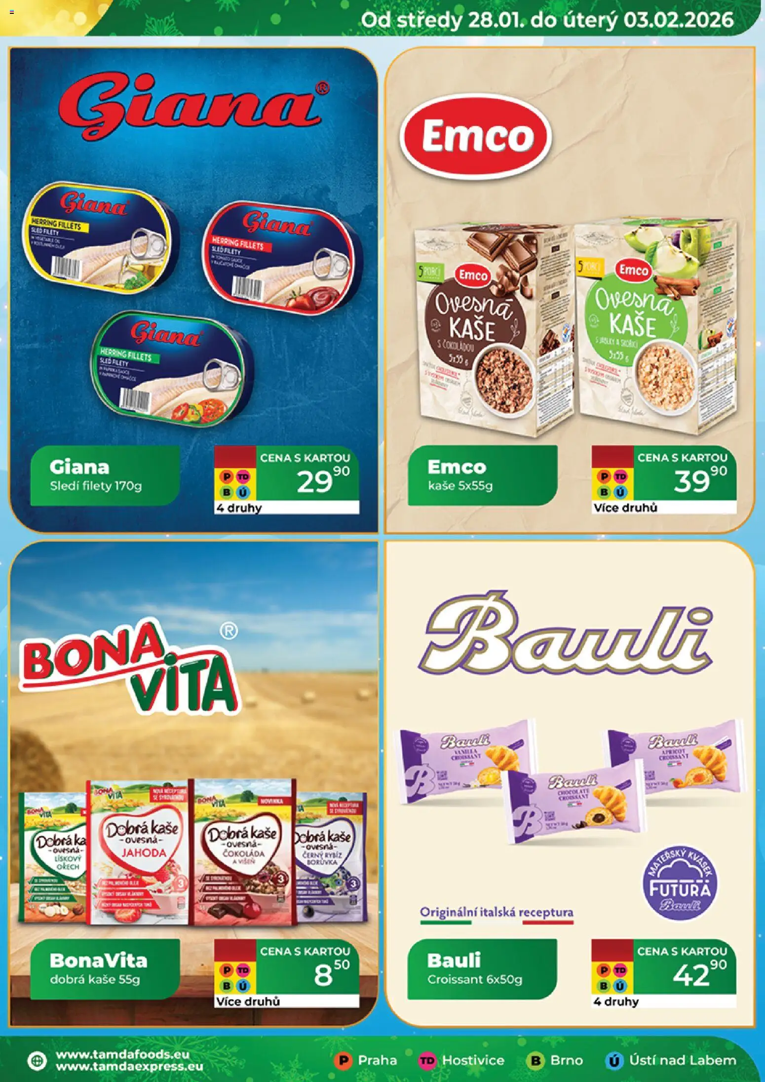 Tamda Foods leták od 28.01.2026 | Strana: 13 | Produkty: Čokoláda, Croissant, Kaše