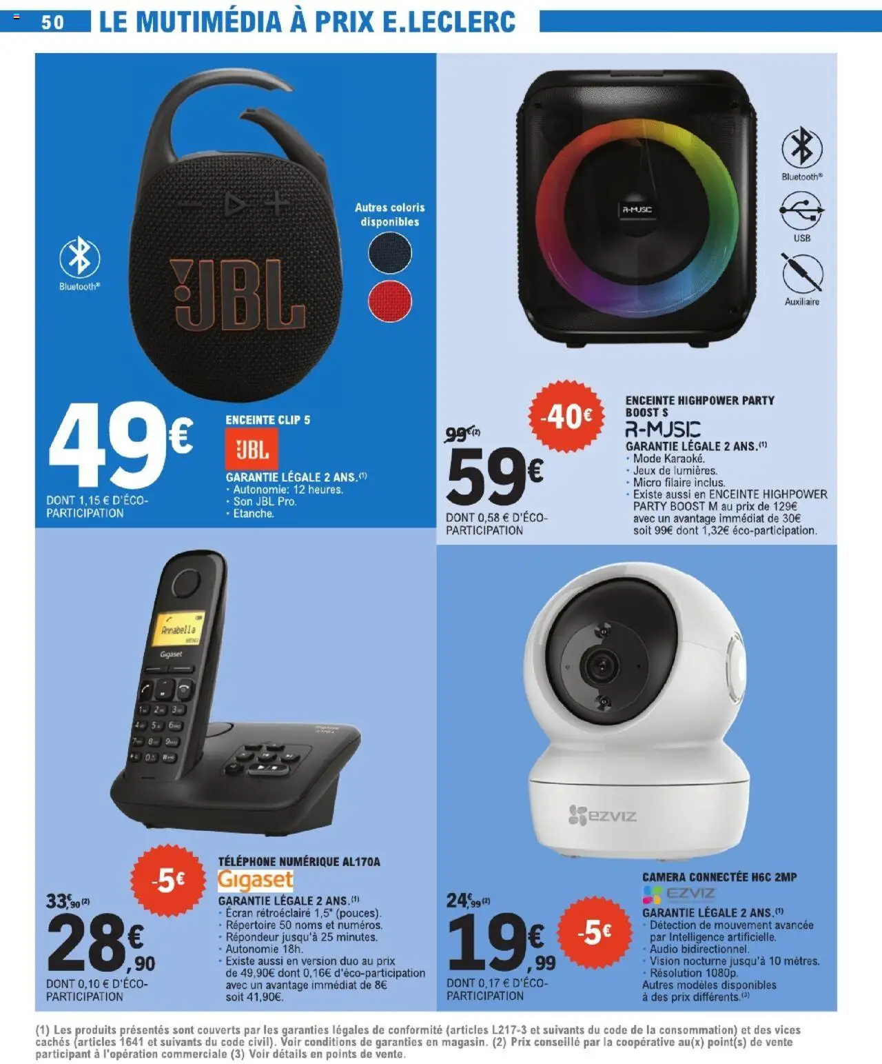  | Page: 50 | Produits: Téléphone, Audio, Enceinte, Portable