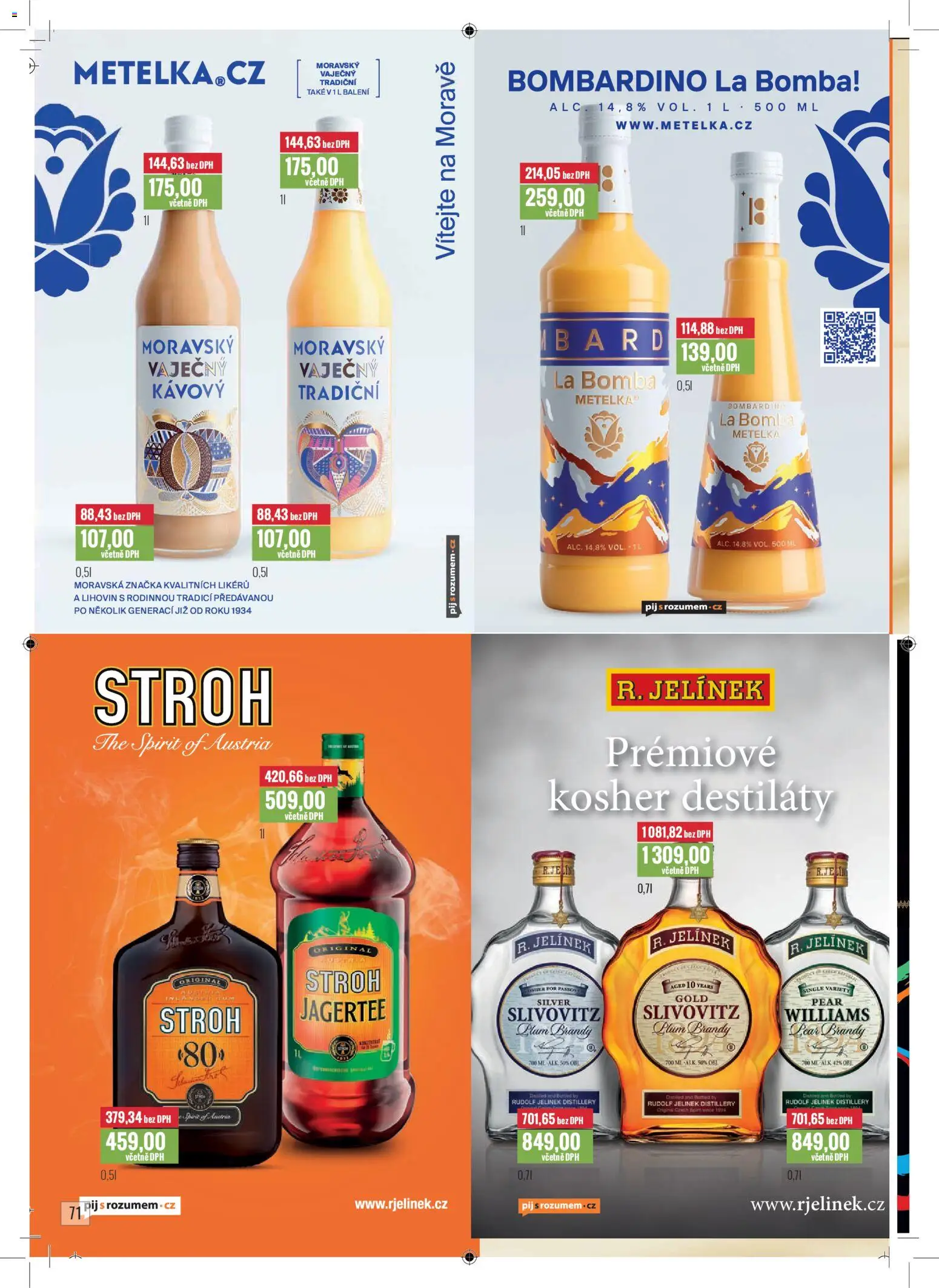 Ratio leták od 01.12.2025 | Strana: 72 | Produkty: Bombardino, Brandy, Jelínek